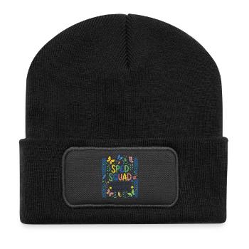 Sped Squad Butterfly Special Education Teacher - Recycled Patch Beanie - black - Front