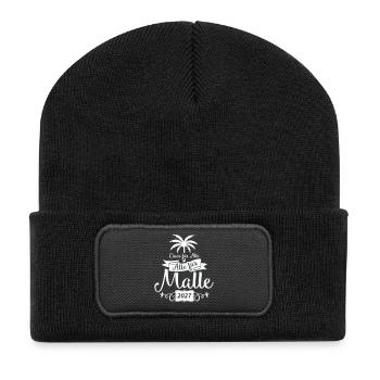 Einer für Alle – Malle 2027 - Recycelte Patch Beanie - Schwarz - Vorne