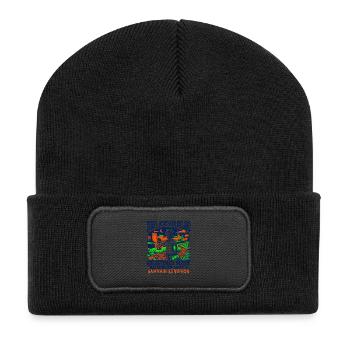 Derry Northern Ireland Registered Nurse Samhain - Recycelte Patch Beanie - Schwarz - Vorne