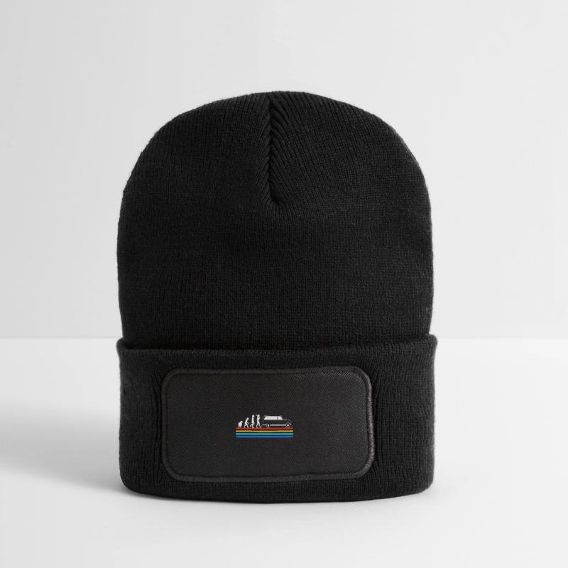 Funeral Undertaker Evolution Recycled Patch Beanie