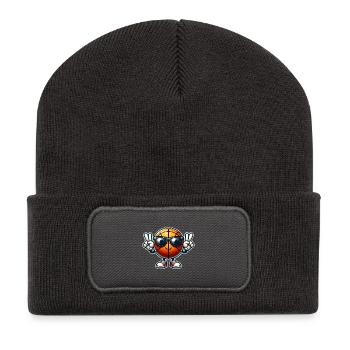 Basketball Basketball Players - Recycled Patch Beanie - dark grey - Front
