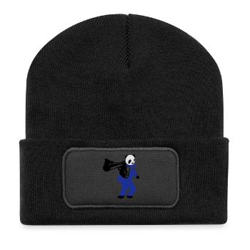 shooting panda 2 - Recycled Patch Beanie - black - Front