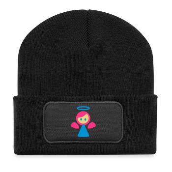 little angel 3 - Recycled Patch Beanie - black - Front