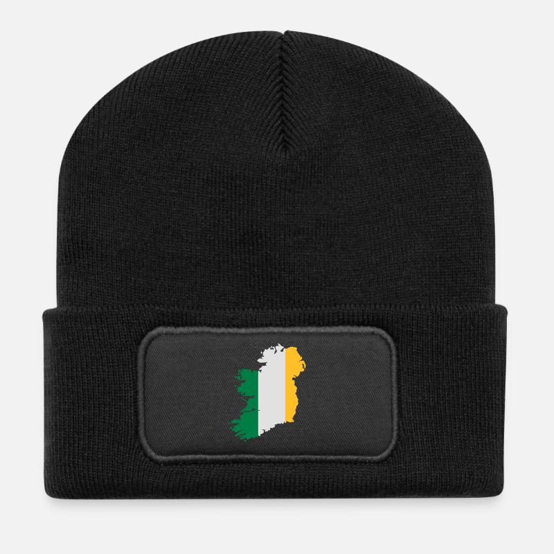 Ireland - Recycled Patch Beanie - black