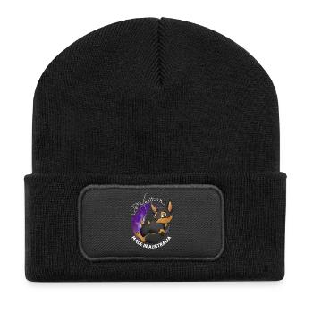 Kelpie Galaxie - Noir Feu - Beanie recyclé à patch - noir - Devant