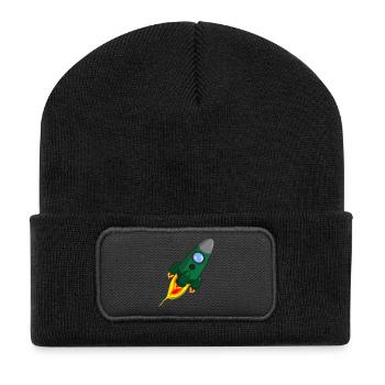rocket - Recycled Patch Beanie - black - Front