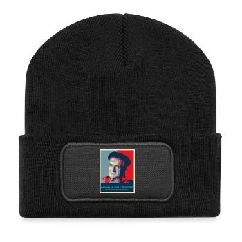"Lassalle-Obama For President" - Beanie recyclé à patch - noir - Devant