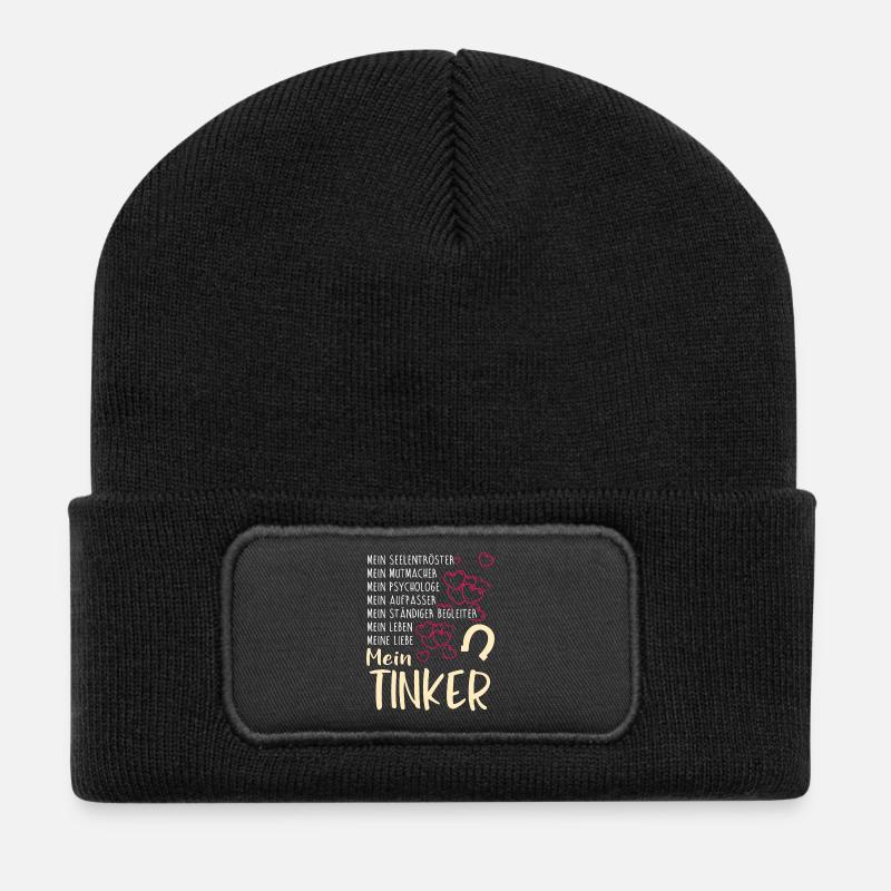 TINKER - mein - Recycelte Patch Beanie - Schwarz