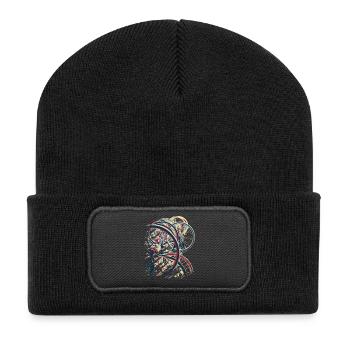 Radball | Cycle Ball Break 1 - Recycelte Patch Beanie - Schwarz - Vorne