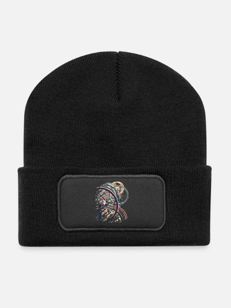 Radball | Cycle Ball Break 1 - Recycled Patch Beanie - black