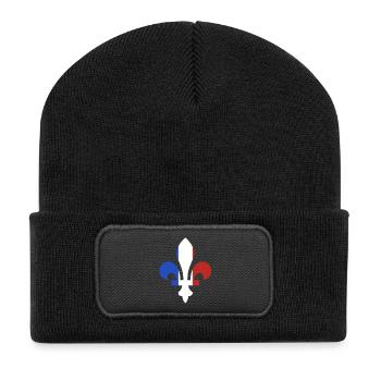 lys bbr - Beanie recyclé à patch - noir - Devant