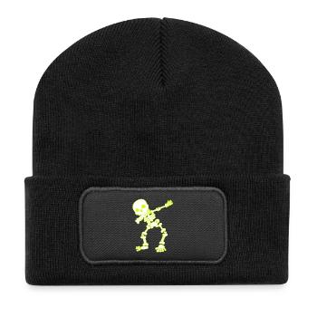 Halloween Dab Dance Skeleton I Dabbender spirit - Recycled Patch Beanie - black - Front