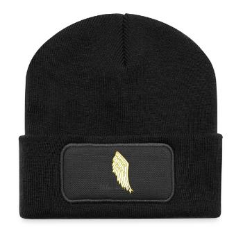 I Believe in Angels / Angel Wings / Wings gold - Recycled Patch Beanie - black - Front