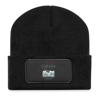 Canada - Aircraft - Recycelte Patch Beanie - Schwarz - Vorne