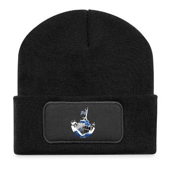 Voici Hambourg - Beanie recyclé à patch - noir - Devant