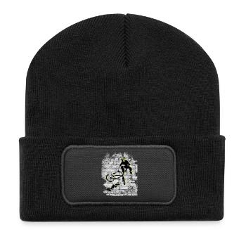 BMX - Recycled Patch Beanie - black - Front