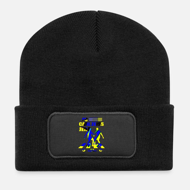 FC Carl Zeiss Jena - Recycelte Patch Beanie - Schwarz