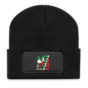 1981 Italy Hipster - Recycled Patch Beanie - black - Front