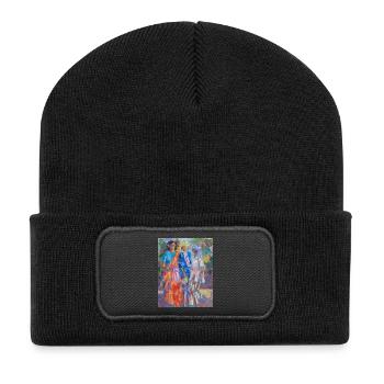 Per Stenius Painting - Recycled Patch Beanie - black - Front