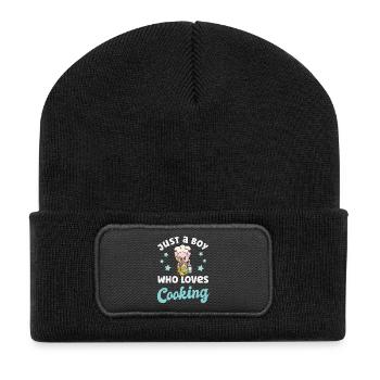 Chef Cuisine - Beanie recyclé à patch - noir - Devant