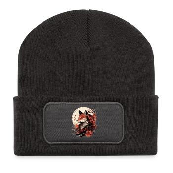 Fuchs Japon - Beanie recyclé à patch - charbon - Devant
