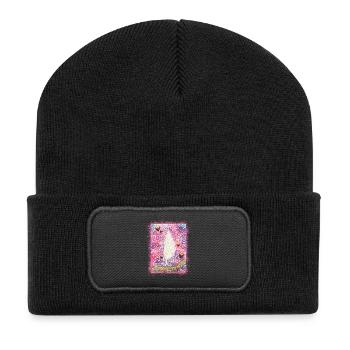 Love Angel Feather Security - Sonja Ariel - Recycled Patch Beanie - black - Front