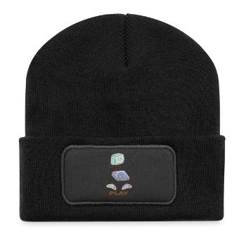 Kawaii Gaming - Sweet fun! - Recycled Patch Beanie - black - Front