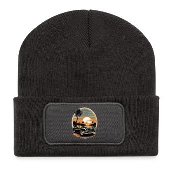 Classic Cars 1950 - Recycelte Patch Beanie - Dunkelgrau - Vorne