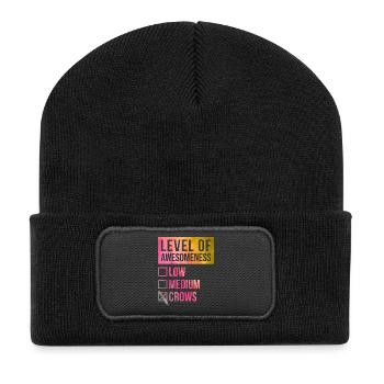 Crow - Recycled Patch Beanie - black - Front