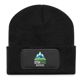 Ultra Trail Running - Beanie recyclé à patch - noir - Devant