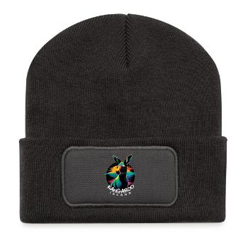 Kangaroo Island - Beanie recyclé à patch - charbon - Devant