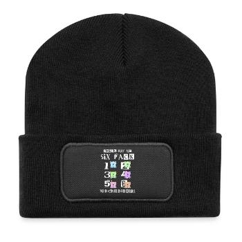 Teddy Cuddle Paquet de six - Beanie recyclé à patch - noir - Devant