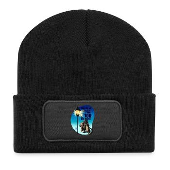 Black market Spezial: Grade a eggs - Recycelte Patch Beanie - Schwarz - Vorne