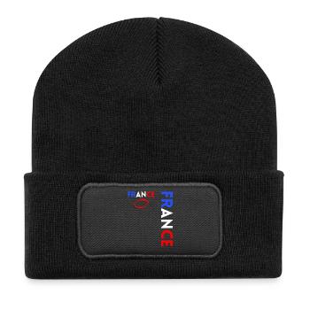 Rugby Joueur Fan Rugby Supporter la Rugby France - Beanie recyclé à patch - noir - Devant