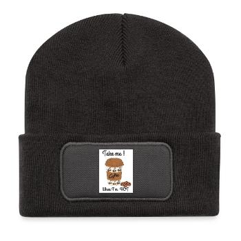 Hot coffee - Recycled Patch Beanie - dark grey - Front