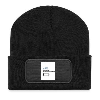 1000002369 - Recycled Patch Beanie - black - Front