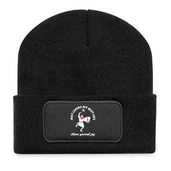 Enjoy - Recycled Patch Beanie - black - Front