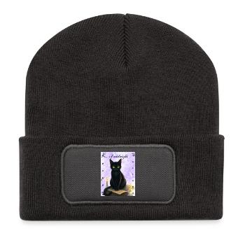 Keeper of midnight secrets - Recycled Patch Beanie - dark grey - Front