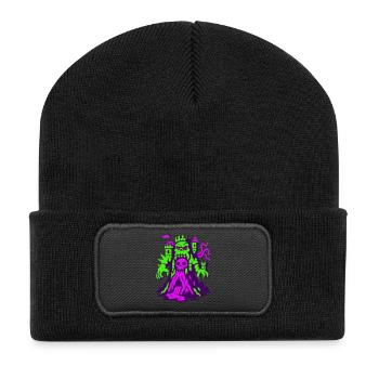 Kraken Fantasy Castle - Recycled Patch Beanie - black - Front