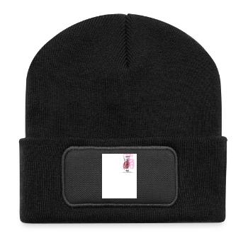 Valmont-1 - Recycelte Patch Beanie - Schwarz - Vorne