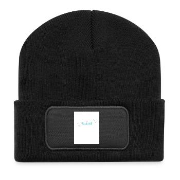 Inspirational Design Personal Empowerment - Recycled Patch Beanie - black - Front