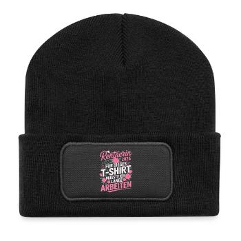 Pensioner 2026 - Recycled Patch Beanie - black - Front