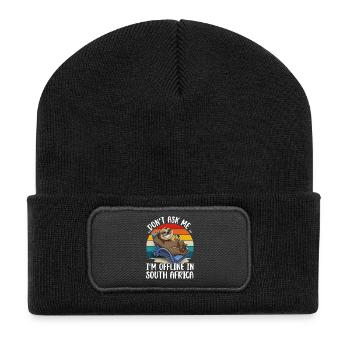 Vacances Afrique du Sud - Beanie recyclé à patch - noir - Devant