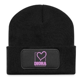 Bachelorette Diora - Recycled Patch Beanie - black - Front
