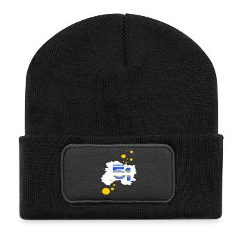 The Marne 51 - Recycled Patch Beanie - black - Front