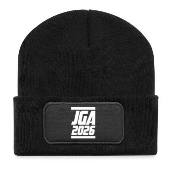 Jga 2026 Bachelor Party Party - Recycled Patch Beanie - black - Front