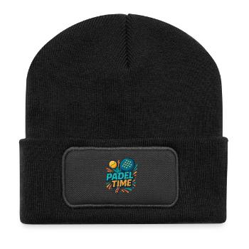 Padel Time Color Explosion - Recycled Patch Beanie - black - Front