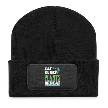 Garden & Plant Lovers Gifts - Recycled Patch Beanie - black - Front