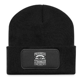 Entraînement Fitness Fan Fitness Fanatique - Beanie recyclé à patch - noir - Devant