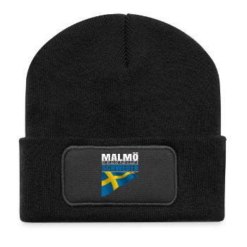 Malmö - Recycled Patch Beanie - black - Front
